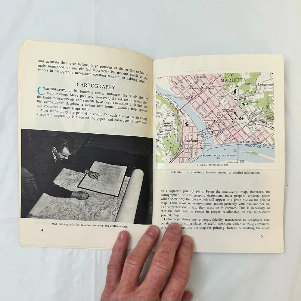 Maps & Mapping Program Book Vintage 1966, By Ben Butterfield